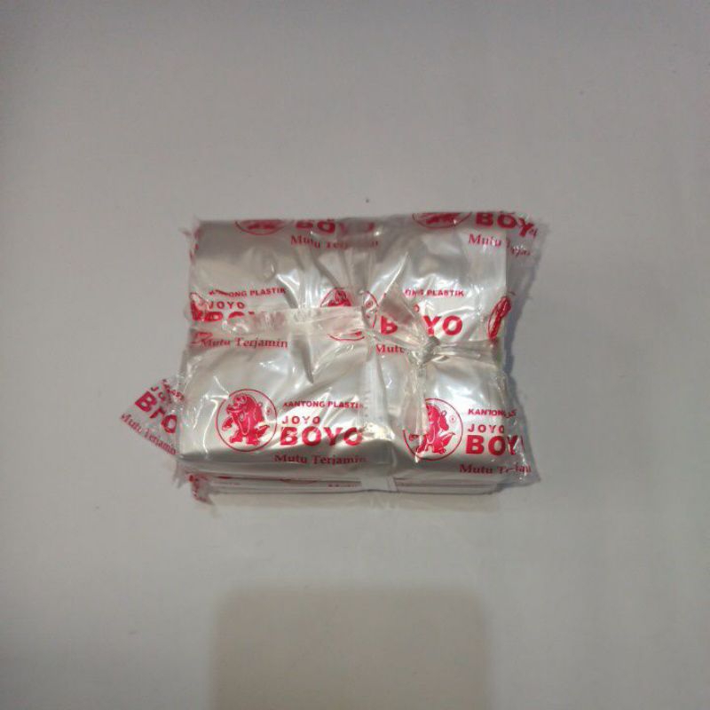 Jual 1 TALI = 5 PACK plastik BOYO 1/4kg plastik BOYO 8x20 | Shopee ...