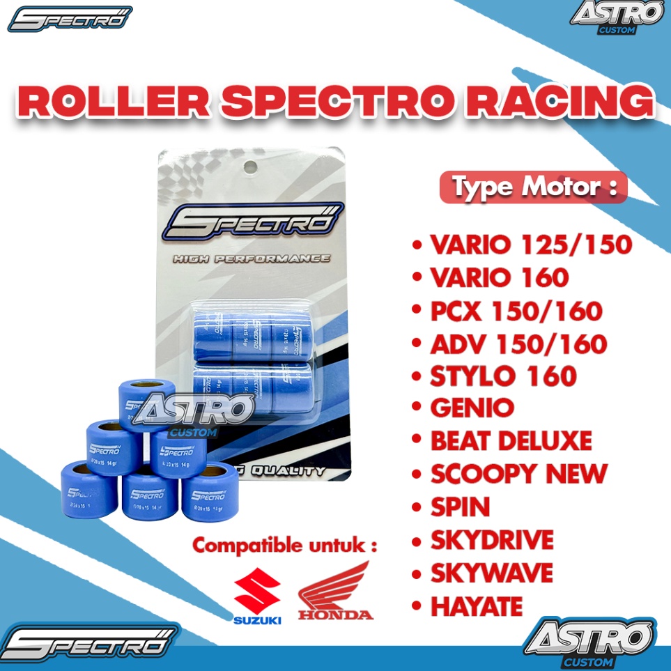 Jual KODE A37D Roller Racing Spectro Vario 125 Vario 15 PCX 15 PCX 16 ...