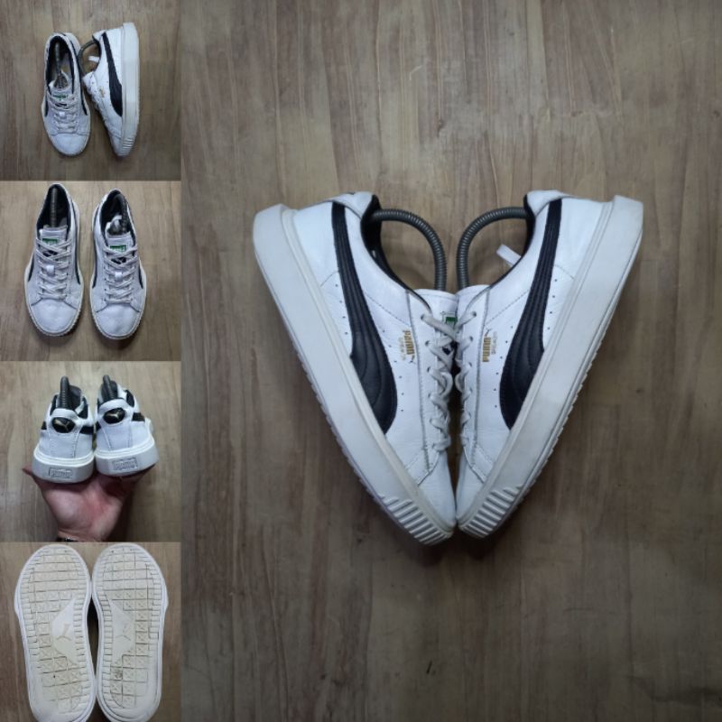 Jual Puma breaker leather white Shopee Indonesia
