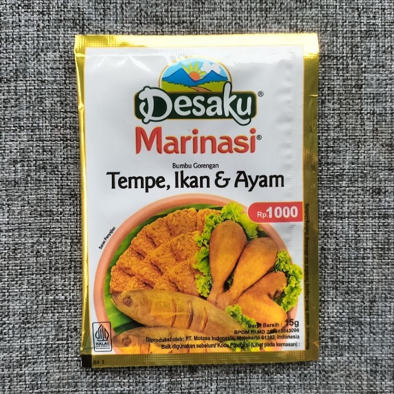 Jual Marinasi DESAKU Bumbu Gorengan Tempe, Ikan & Ayam Netto 15gr