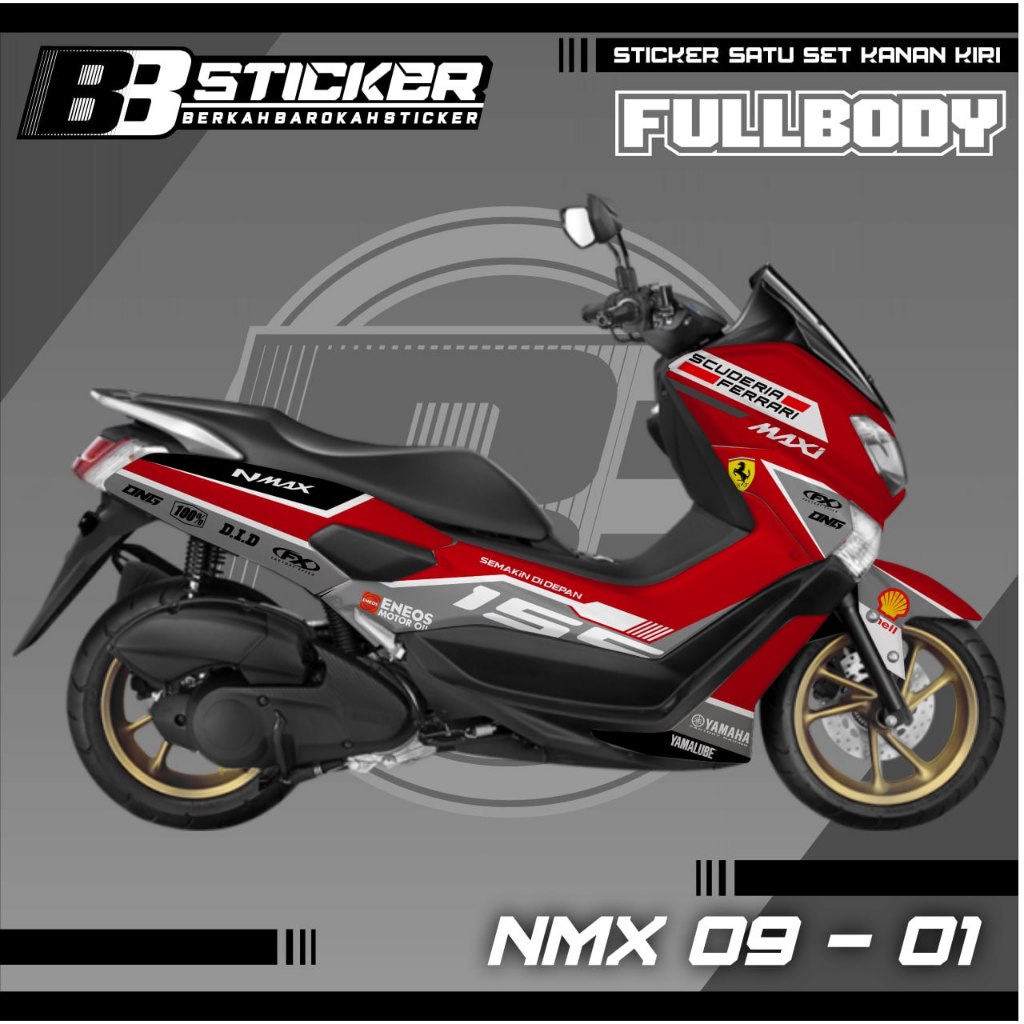 Jual Decal Sticker Yamaha NMAX 155 Old BISA HOLOGRAM Fullbody 2015-2019 ...