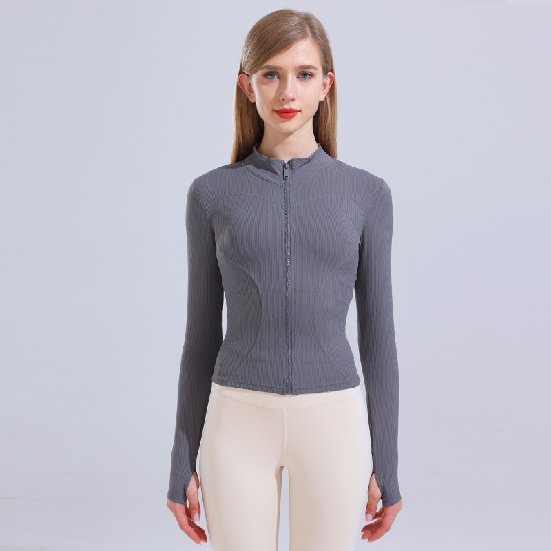 RAGA Jacket Olahraga Wanita Baju Anti UV Pakaian Lengan Panjang Jaket  Olahraga Bergaris Baru