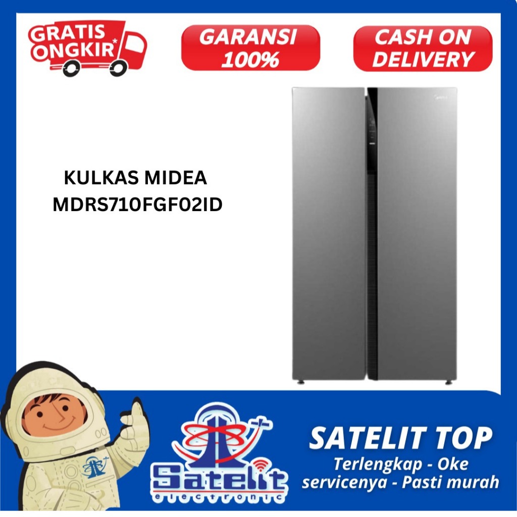 Jual Kulkas Refrigerator Lemari Es Midea Mdrs Fgf Id Shopee