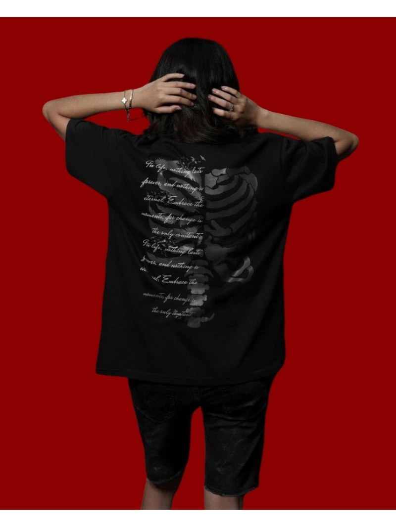 Jual Rucas Fallen Angel Wings Skeleton Tee Limited Edition | Shopee ...