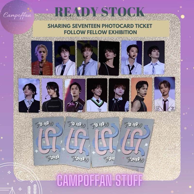 Jual [READY] SEVENTEEN PHOTOCARD PHOTO TICKET FOLLOW FELLOW