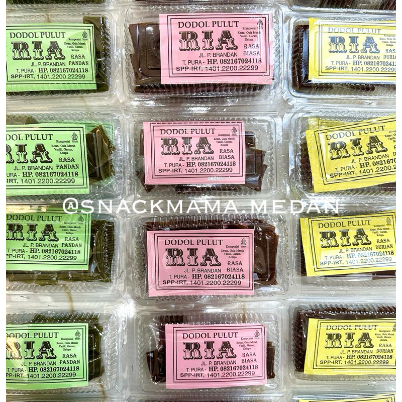 Jual DODOL PULUT RIA KOTAK 3 VARIAN RASA ISI 16PCS ( BEST SELLER ...