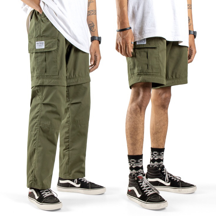 ZIPPED DETACHABLE PANTS