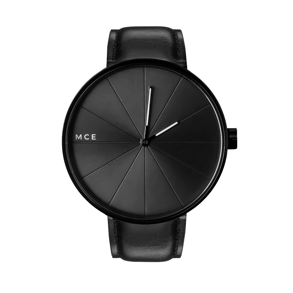 Jual MCE Jam Tangan Pria Apollo Series ( Full Black ) | Shopee Indonesia