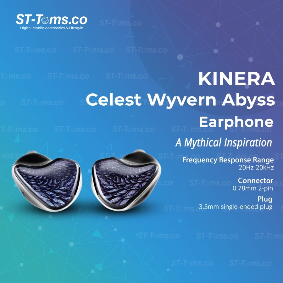 Jual Kinera Celest Wyvern Abyss 10mm LCP Dynamic Driver InEar