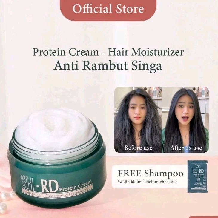 Jual SHRD Protein Cream 80ml / 50ml / 10ml | Moisturizer & Vitamin ...