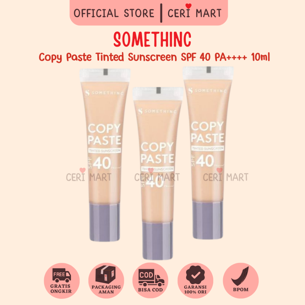 Jual SOMETHINC Copy Paste Tinted Sunscreen SPF 40 PA++++ - Skin Tint ...