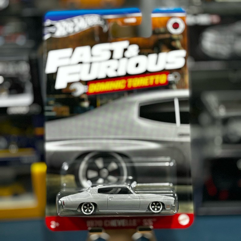 Hot Wheels FAST AND FURIOUS Auto 1970 CHEVELLE SS Modellino Die Cast Scala 1:64 - lunghezza 7cm - JBL94