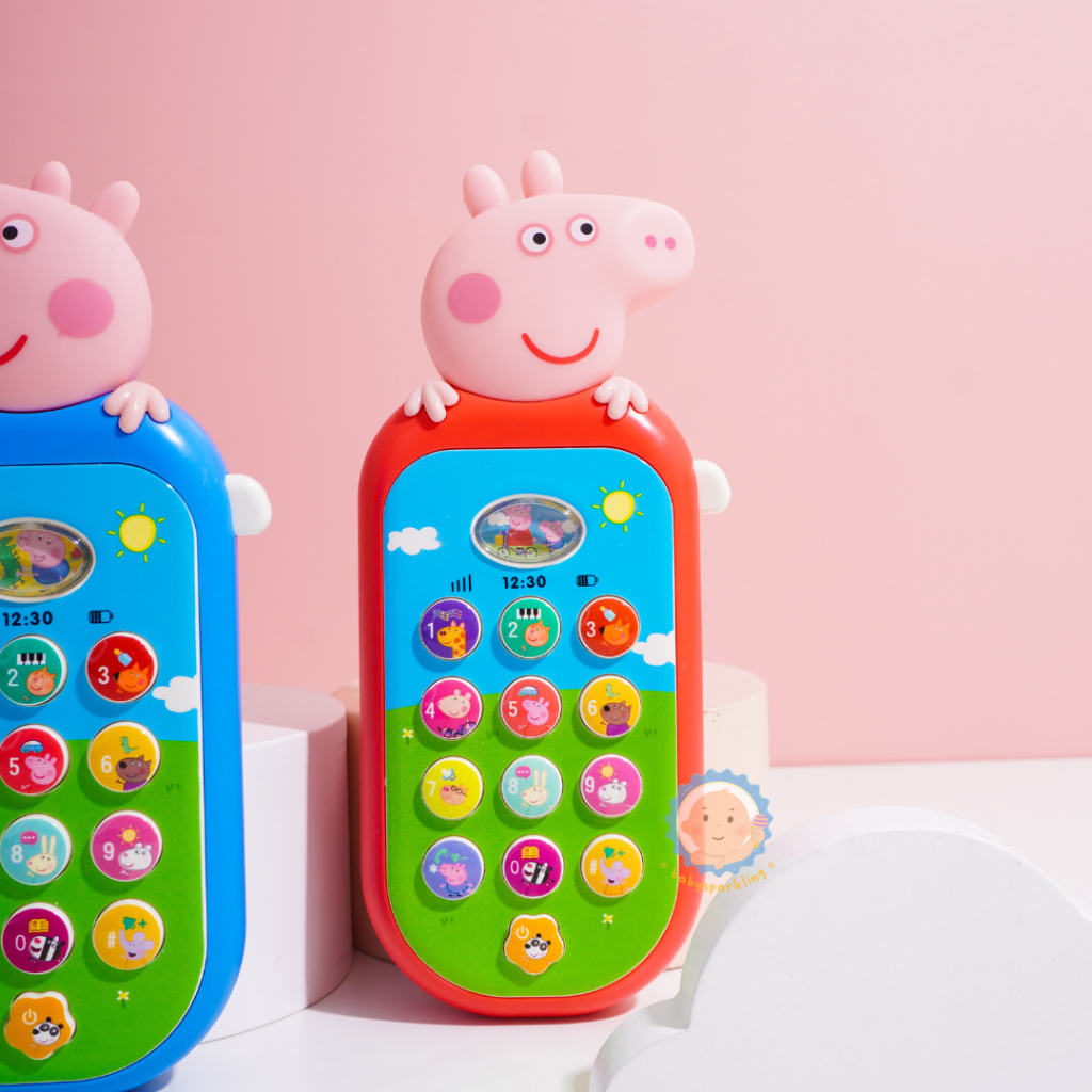 Jual PEPPA PIG PHONE | Mainan telpon remote musik anak bayi | Shopee ...