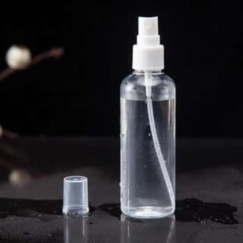Jual Botol Spray 100ml - Botol Bening Tutup Semprotan - Botol Refiil ...