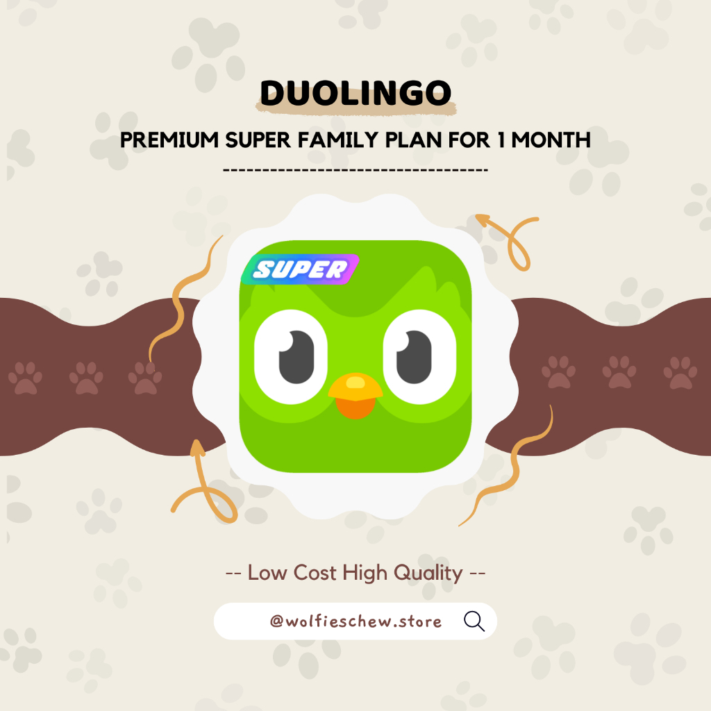 Jual Duolingo Premium Super Family Plan 1 Bulan | Shopee Indonesia