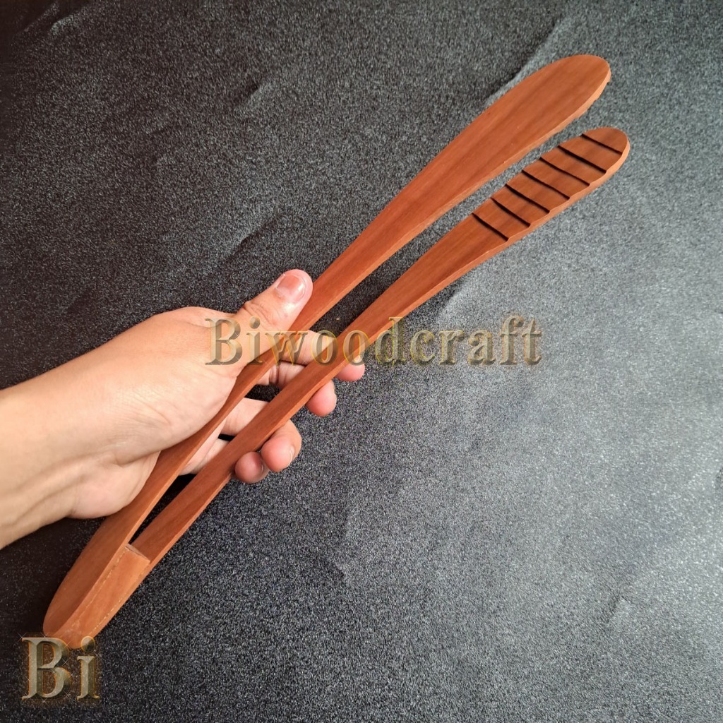 Jual Capitan Makanan / Penjepit Kayu Sawo / Capit Makanan / Wooden ...