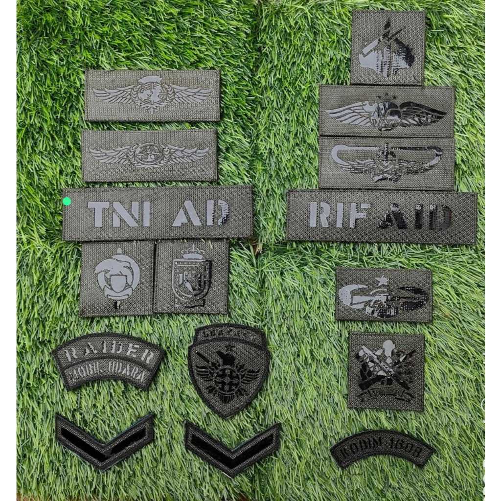Jual ARMORYELITE PATCH LASER BEBAS COSTUME SET PATCH LASERCUT VELCO ...