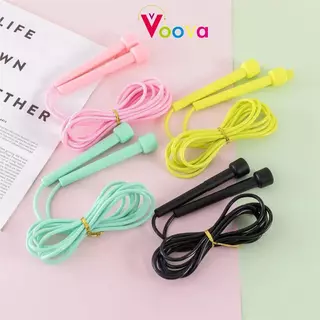VOOVA Skipping Portable Active PVC/Lompat Tali Alat Olahraga / Jump Rope Speed Active Sport / Loncat Tali Skipping Jump