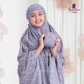 Jumuna - Mukena Travel Mini Anak Laser Cut 2in1 Parasut Korea Motif Rere, Liza, Chelsea