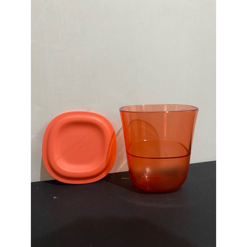 Jual Tupperware crystalline low glass (4) 100% original | Shopee Indonesia