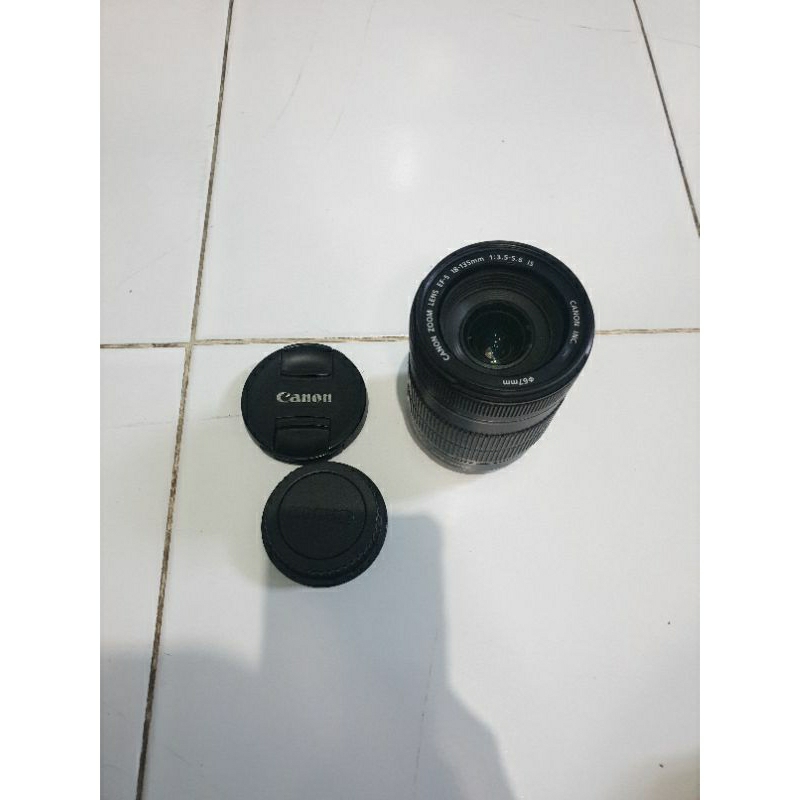 Jual lensa canon 18-135mm af mati fisik normal sesuai foto | Shopee ...