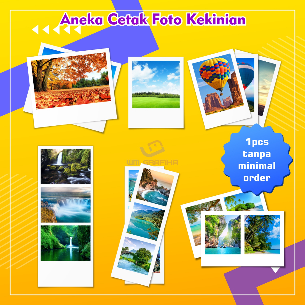 Jual Aneka Cetak Foto Kekinian Glossy Photo Paper Berbagai Ukuran