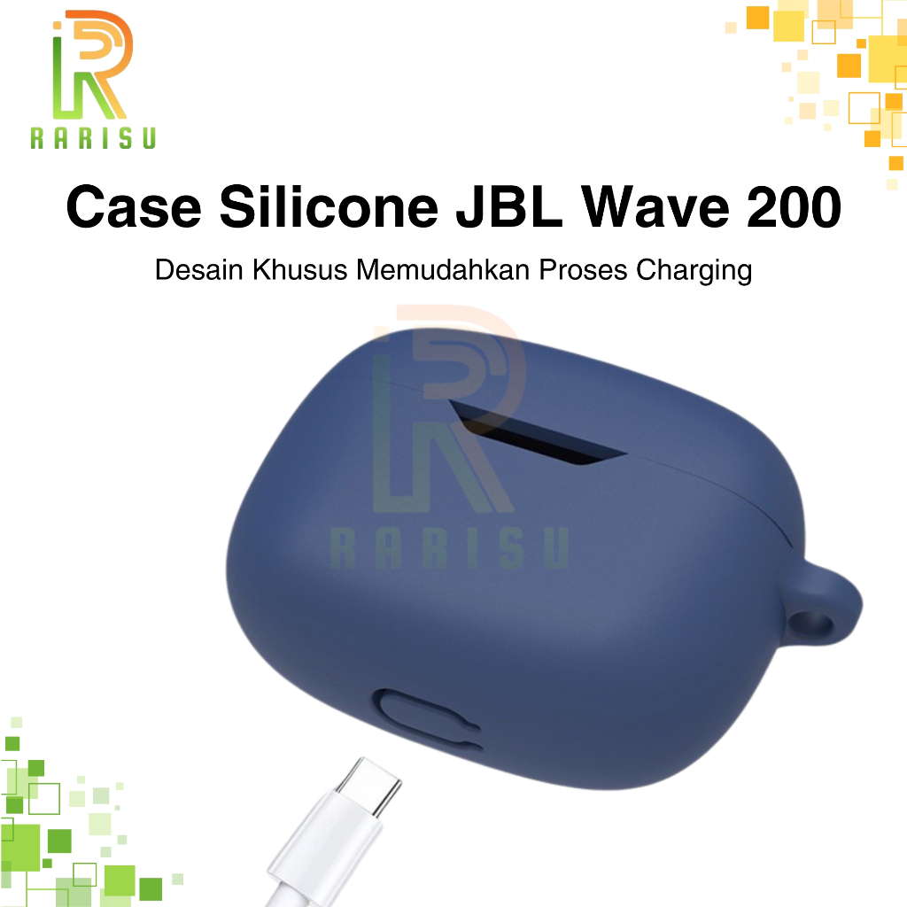 Jual Case Casing Cover Pelindung Silicone JBL Wave 200 TWS + Carabiner ...
