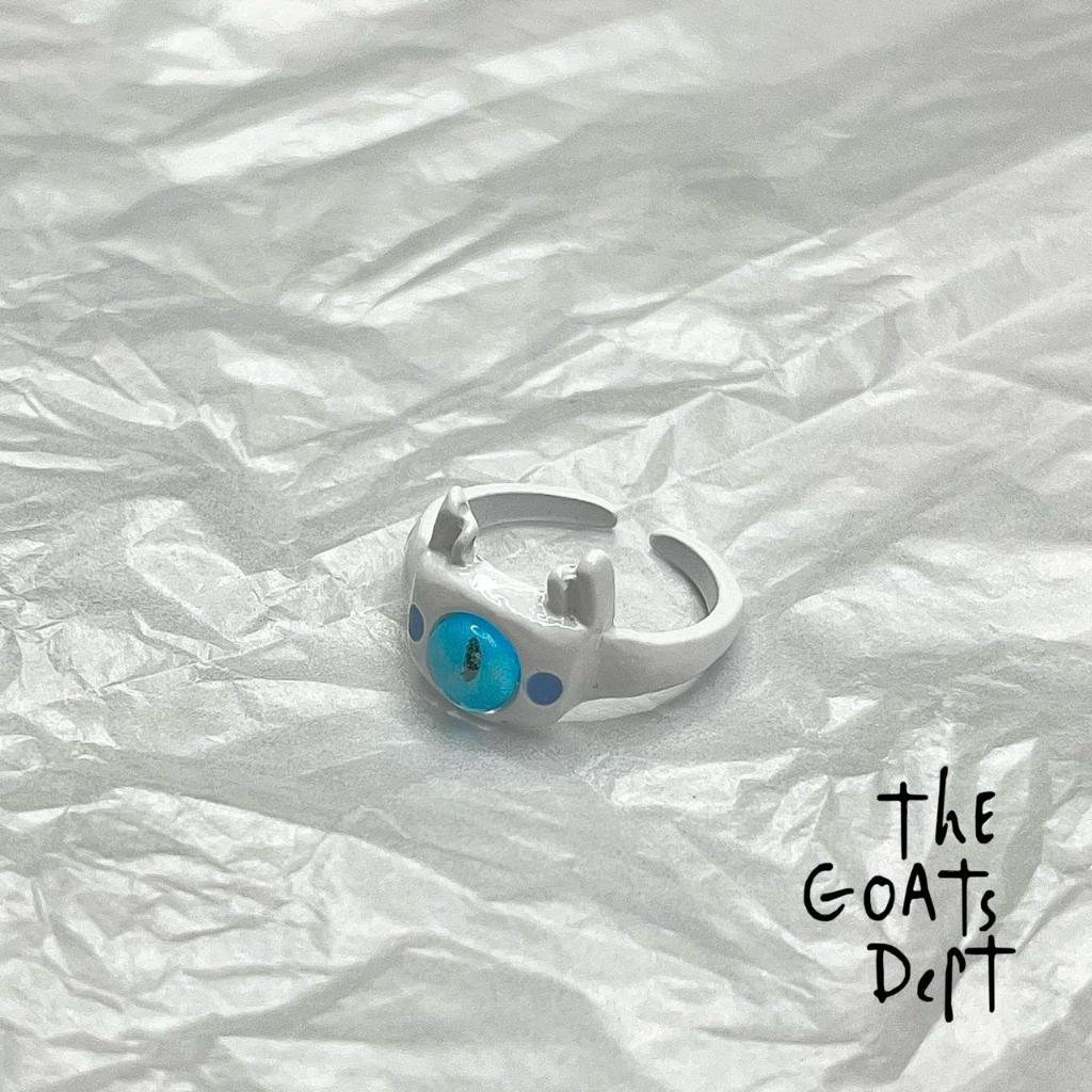 The Goats Dept How To Train Your Dragon Eye Monster Ring Original  tgd961 cincin model naga mata biru kuning pink yellow blue red white resin 