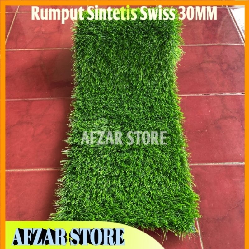Jual Karpet Rumput Sintetis Ukuran 30 cm x 60 cm / Rumput Type Swiss ...