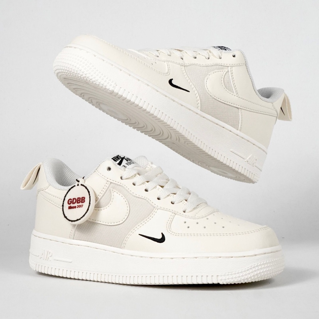 Jual Sepatu Air Force 1 Low Sail & Black Sneakers Casual Authentic ...