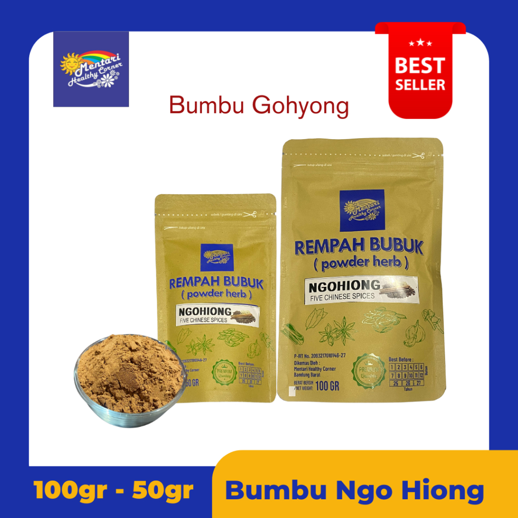 Jual 100gr - 50gr, Bumbu Ngo Hiong, Ngo Hiong Bubuk / Chinese Five ...
