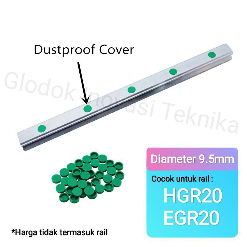 Jual Tutup plastik cover Rail linear guide HGR20 HGR 20 dust caps ...