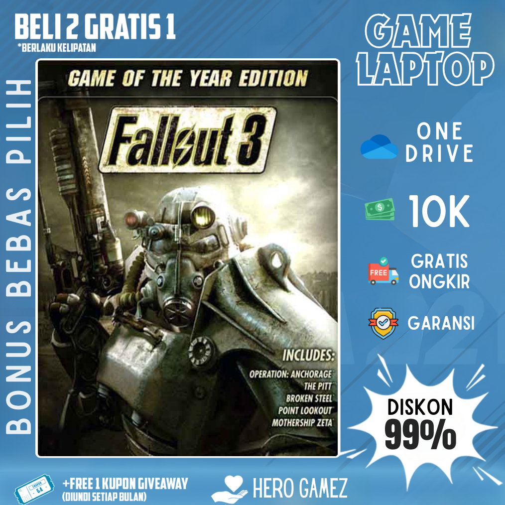 Jual FALLOUT 3 - LINK DOWNLOAD - GAME PC - GAME LAPTOP - GAME OFFLINE ...