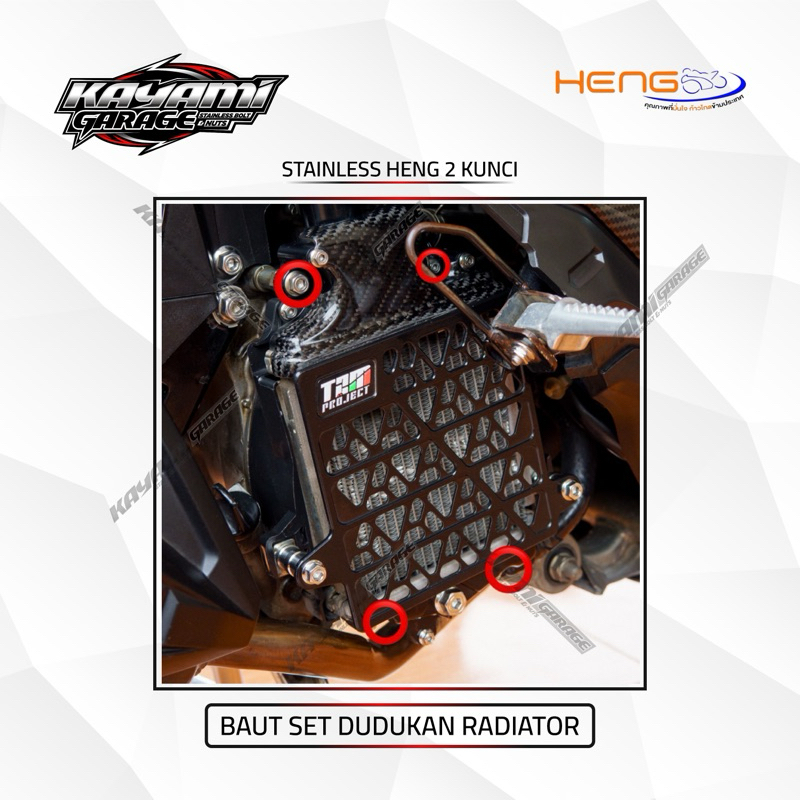 Jual Baut set dudukan radiator vario 125/150/160 | Shopee Indonesia