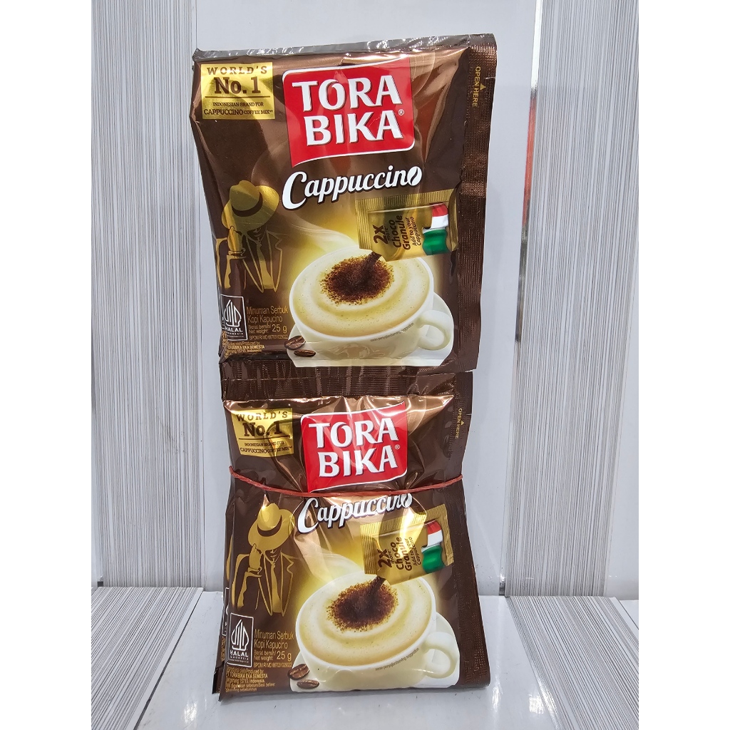 Jual ToraBika Cappuccino Renceng isi 10 Sachet x 25g | Shopee Indonesia