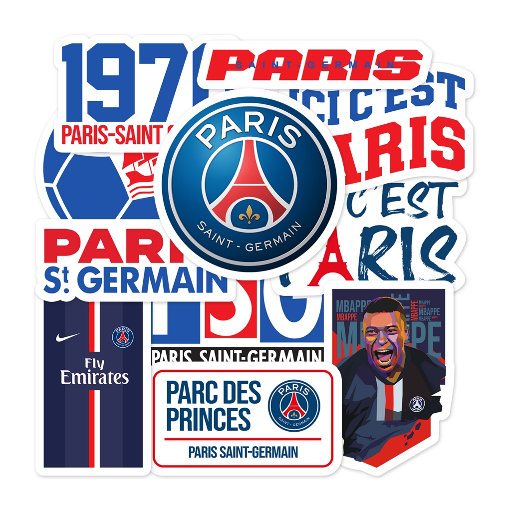 Jual Stiker PSG Paris Saint Germain Sticker Pack vol. 1 (Paris st ...