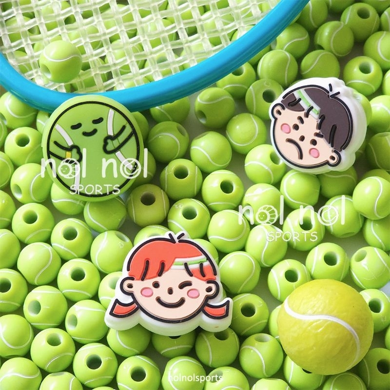 Jual NNS dampener raket tenis tennis racket damp lucu ball girl boy ...