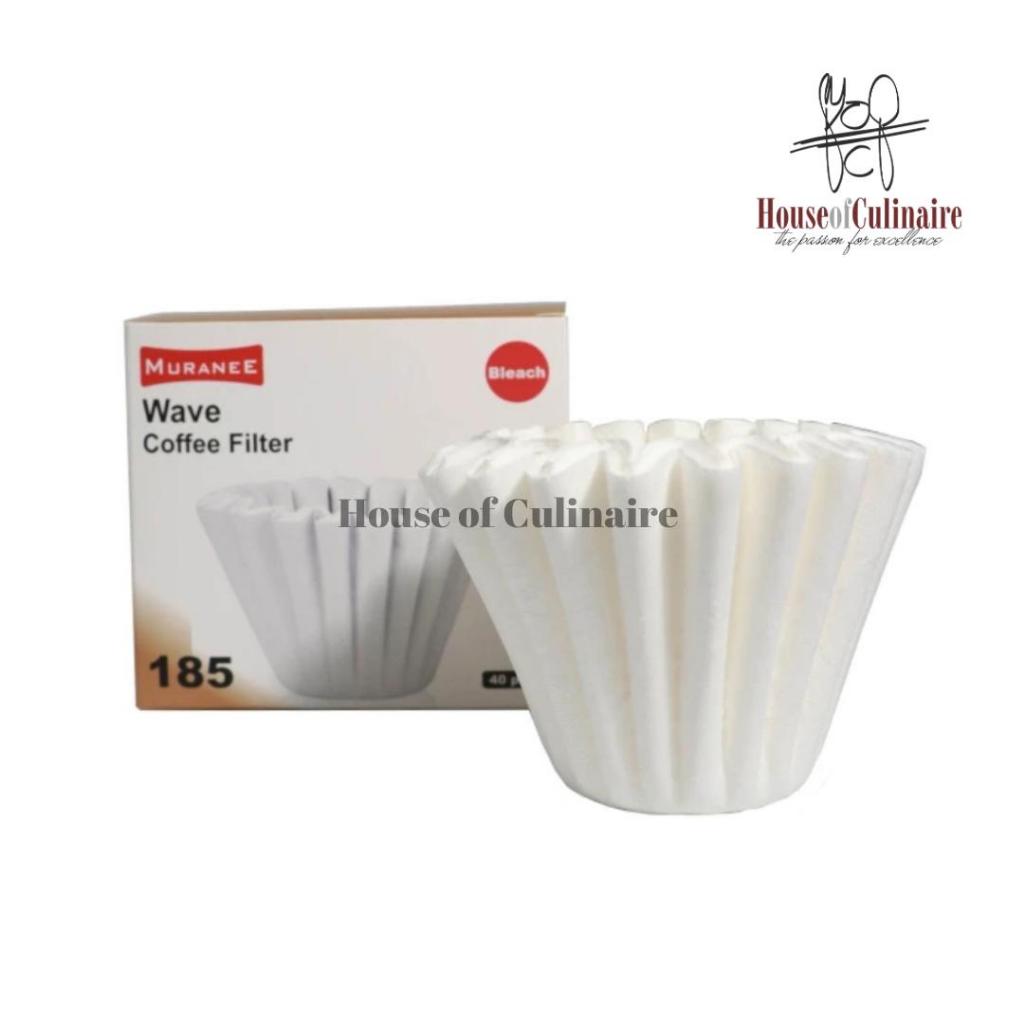 Jual Kalita Wave Paper Filter Size 185 ( 40 pcs ) Flat Bottom Bleach ...