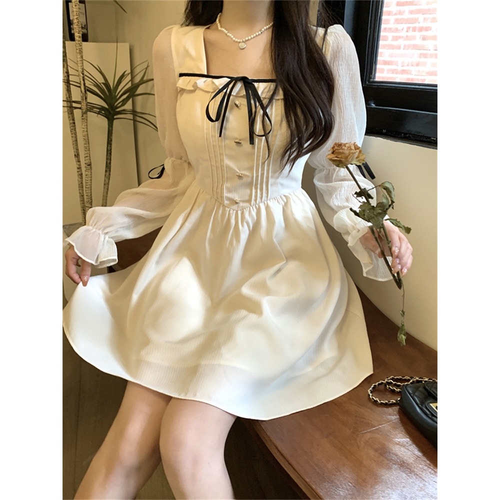Mid Length Princess Dress ベージュ