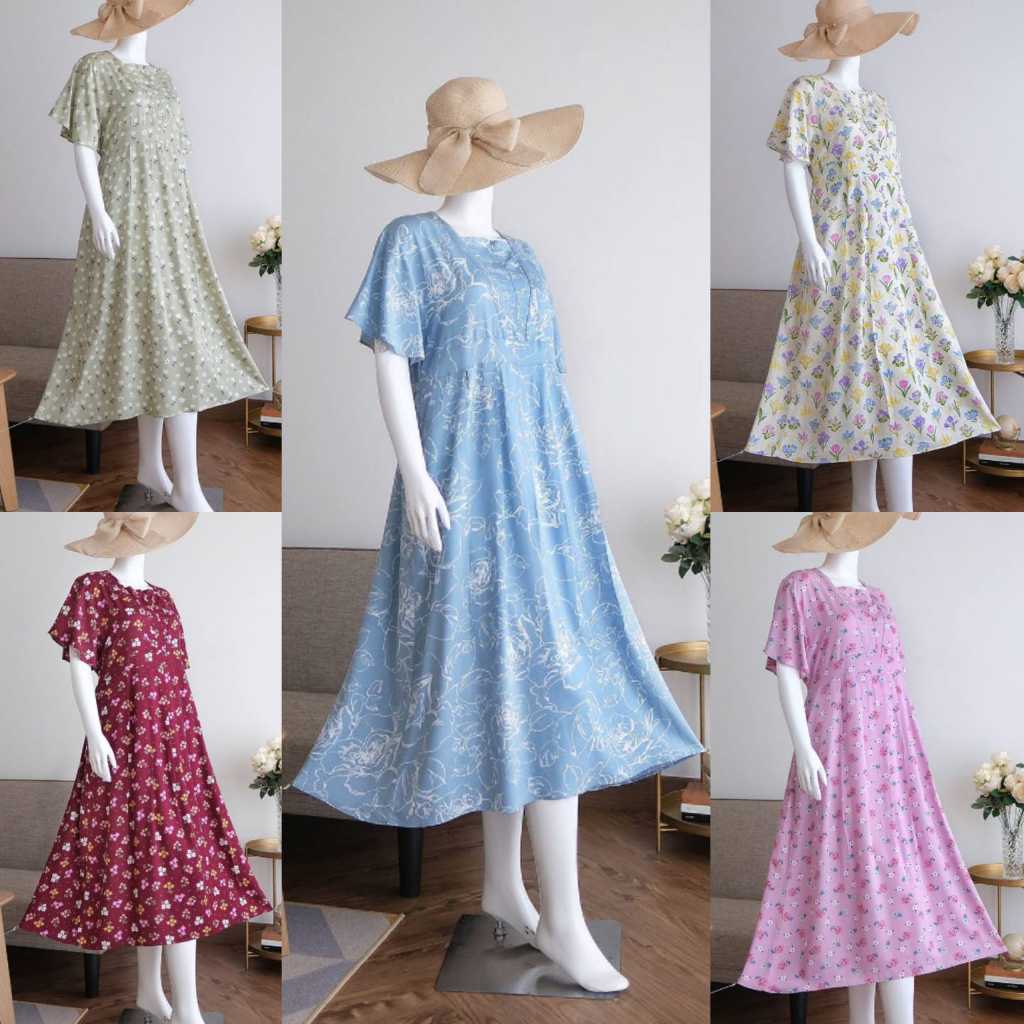 Jual Daster rayon premium Namira by ayuri | daster jumbo| baju hamil ...