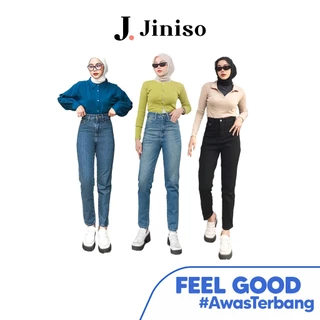 JINISO - Highwaist Boyfriend Feel Good Jeans