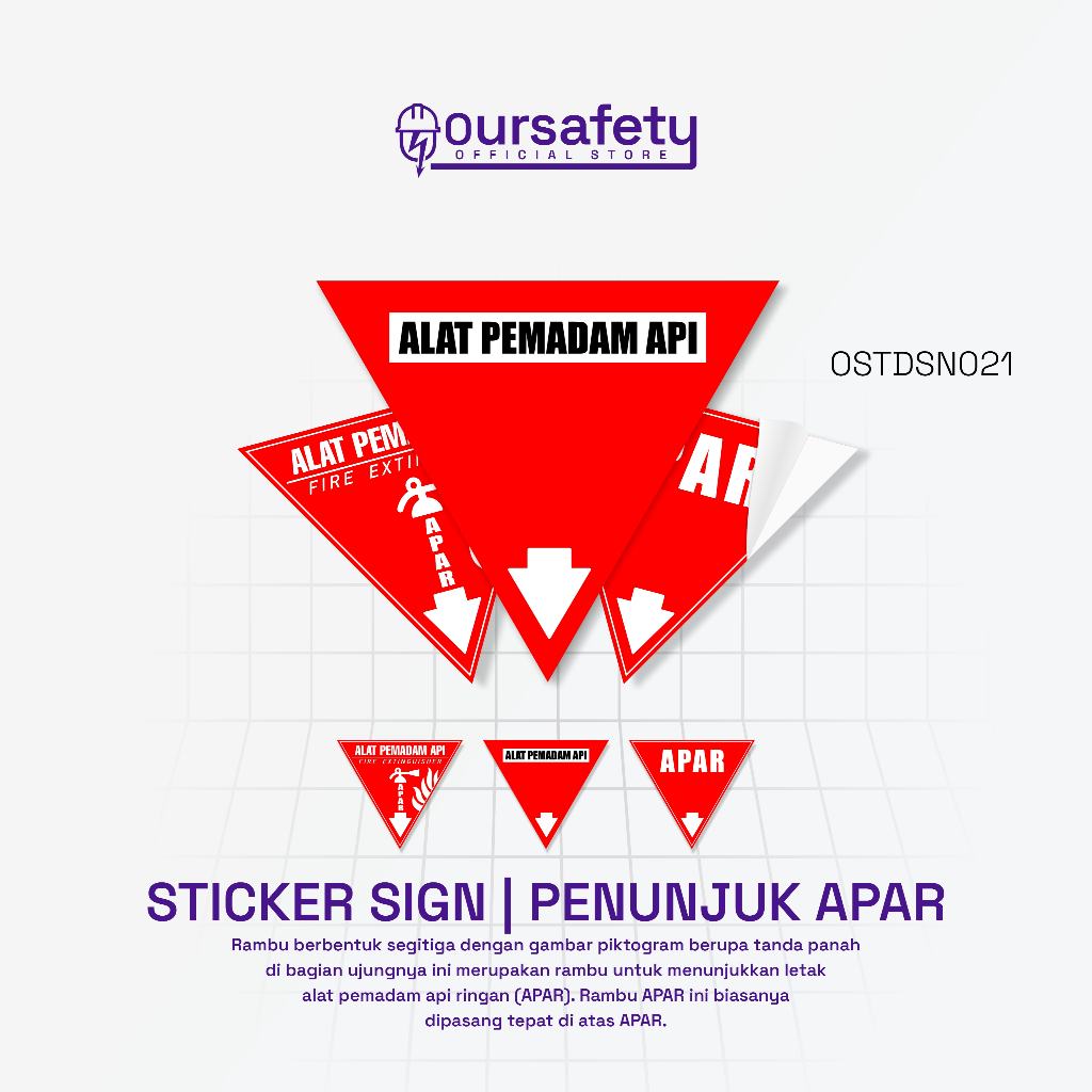 Jual Stiker APAR - Label Penanda Alat Pemadam Api Ringan | Shopee Indonesia
