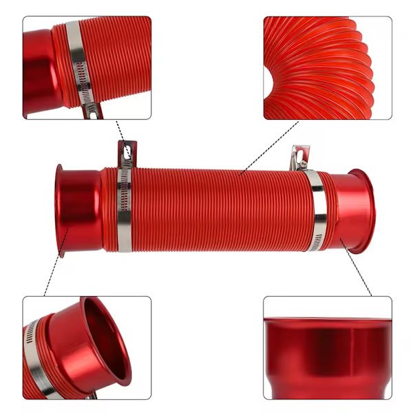 Jual Air Intake Funnel Flexible Hose Selang Pipa Intake Udara Fleksibel ...