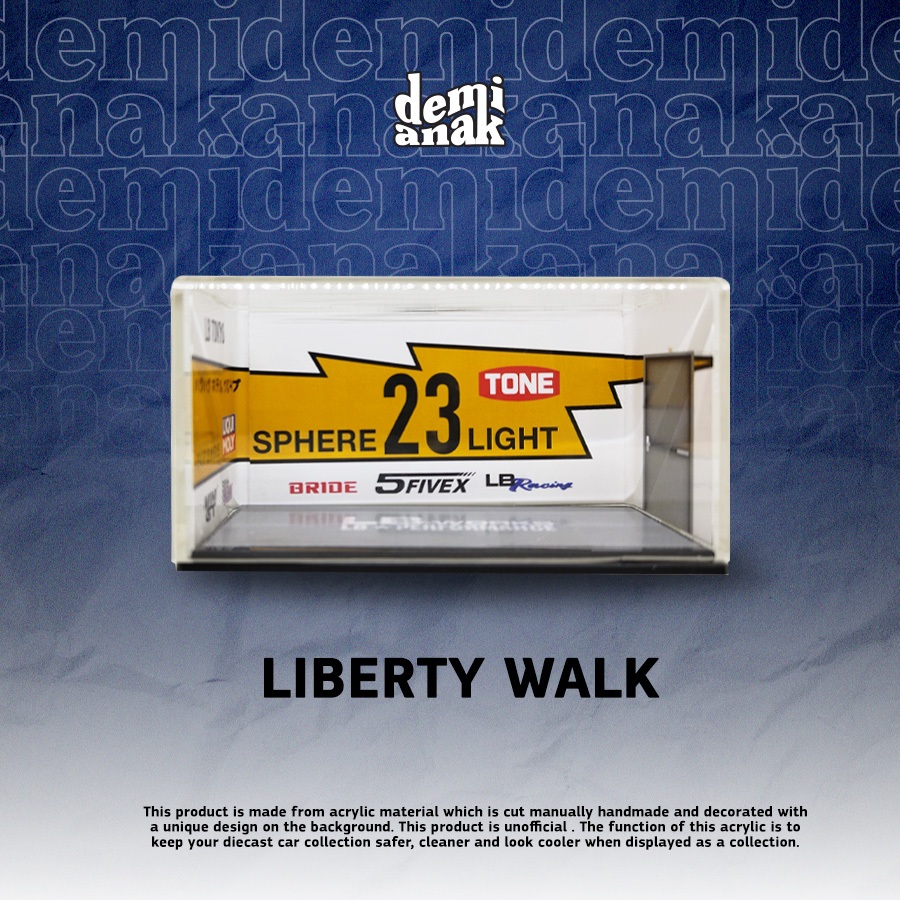 Jual Box Akrilik Diecast Liberty Walk LBWK LB Super Silhouette White ...