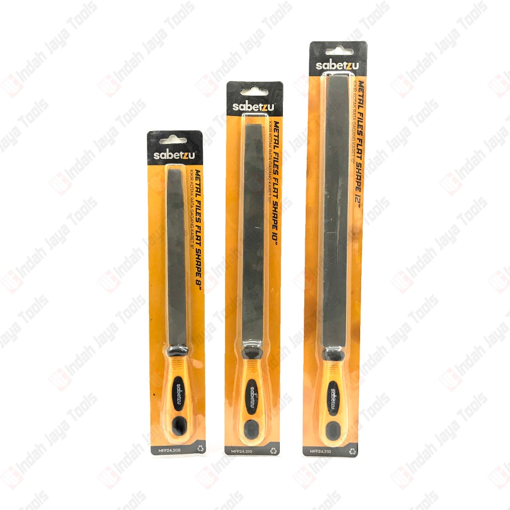 Jual SABETZU Kikir Besi Kotak Rata 8 10 12 Inch Gagang Karet - Persegi ...
