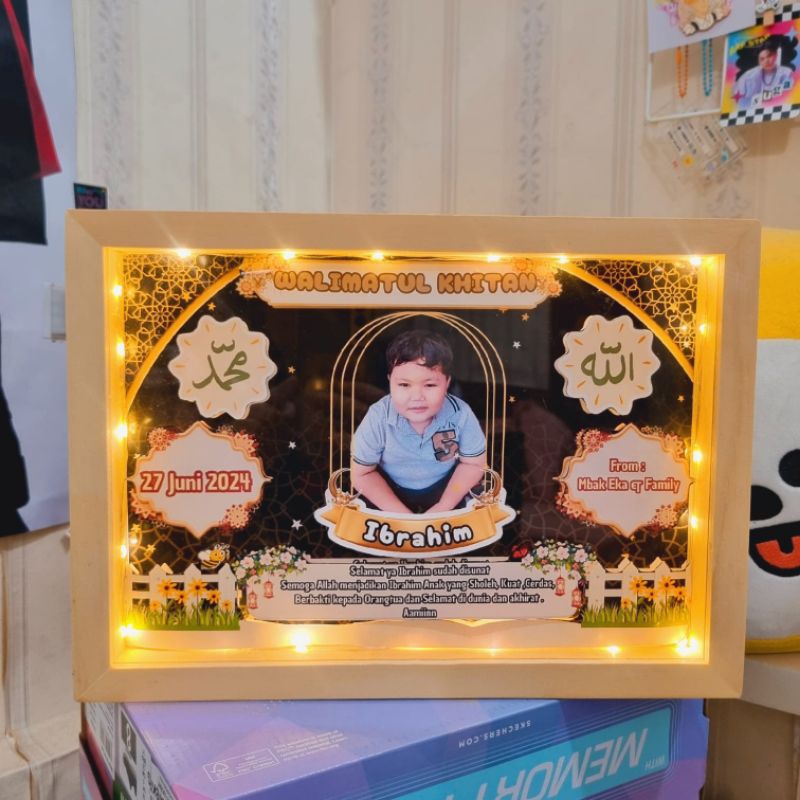 Jual Kado Sunatan Frame Custom / Frame Khitanan / Kado Sunat Anak ...