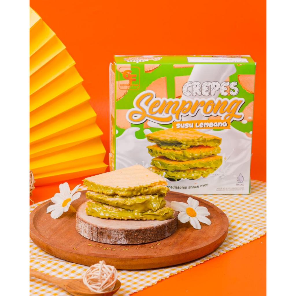 Jual Semprong susu crepes rasa coklat milk vanila chesse tiramisu ...