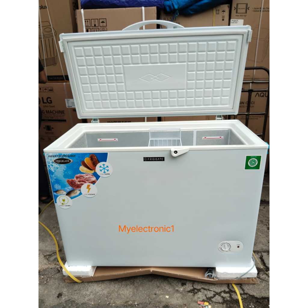 Jual Chest Freezer Box Frigigate F-300 LV 300 Liter 135 watt | Shopee ...