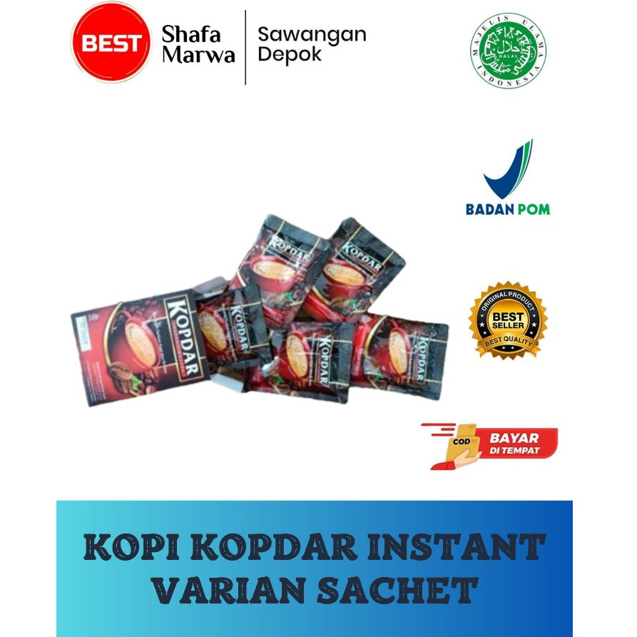 Jual Kopdar Kopi Stamina Dan Vitalitas Pria Dewasa BPOM Per Saschet ...