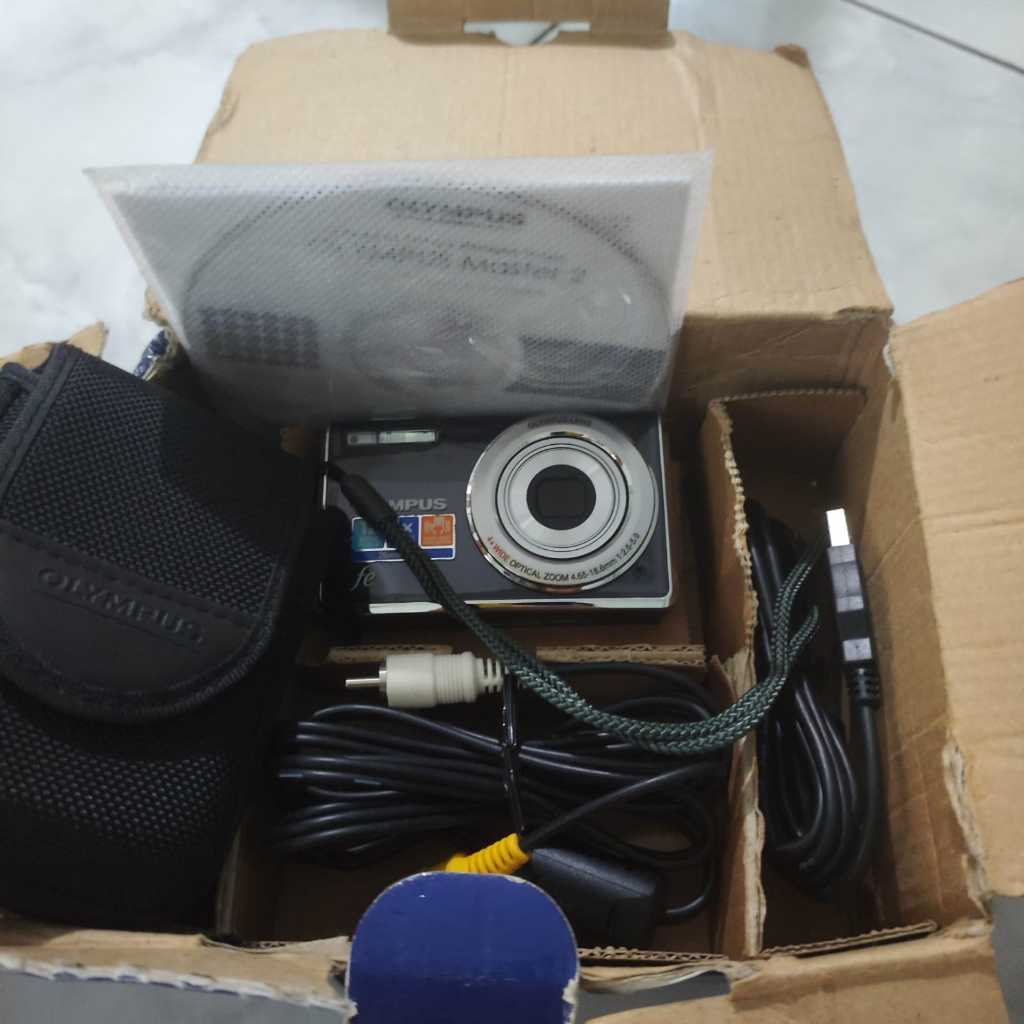 Jual Kamera digital Olympus FE 4010 lengkap dus baterai camera | Shopee ...